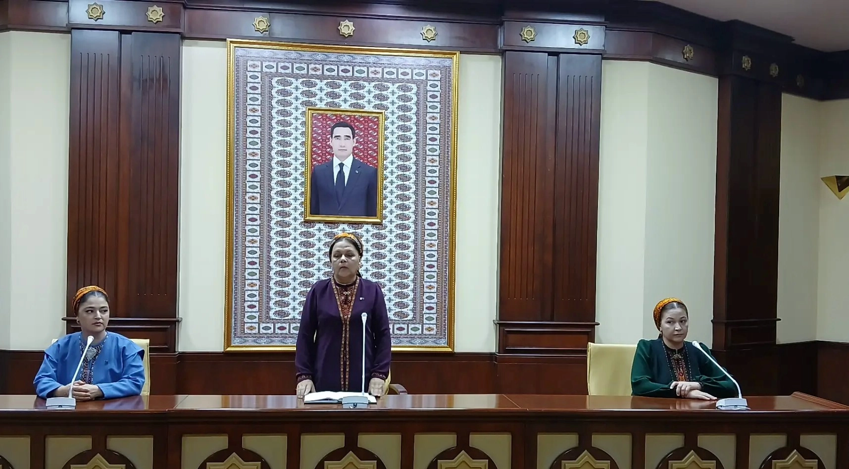 Halk maslahatynyň geçirilmeginiň ähmiýeti hem-de Mukaddes Garaşsyzlygymyzyň 35 ýyllyk baýramy mynasybetli wagyz-nesihat duşuşygy geçirildi
